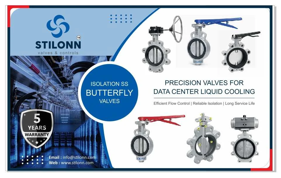 STILONN Stainless Steel Full Lug Butterfly Valves